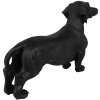 Clayre & Eef 6PR5070 Decoración Perro Negro 37x11x23 cm Poliresina