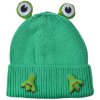Juleeze JZKCA0005 gorro infantil verde ojos de rana elástico acogedor