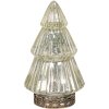 Clayre & Eef 6GL4559 Árbol de Navidad con LED Ø 8x14 cm