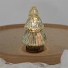 Clayre & Eef 6GL4559 Árbol de Navidad con LED Ø 8x14 cm
