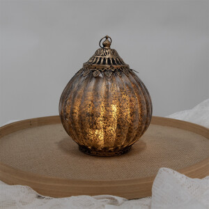 Clayre & Eef 6GL4565 Decoración con LED Ø 15x20 cm / 2xAAA