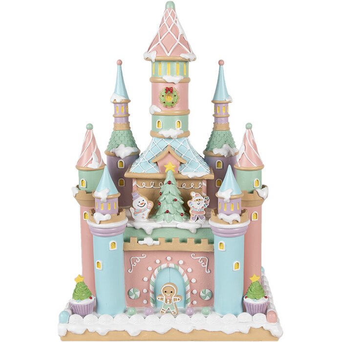 Clayre & Eef 6PR4262 Decoración Castillo 27x18x42 cm