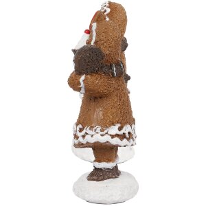 Clayre & Eef 6PR4306 Decoración hombre de jengibre set de 2 2x2x5 cm