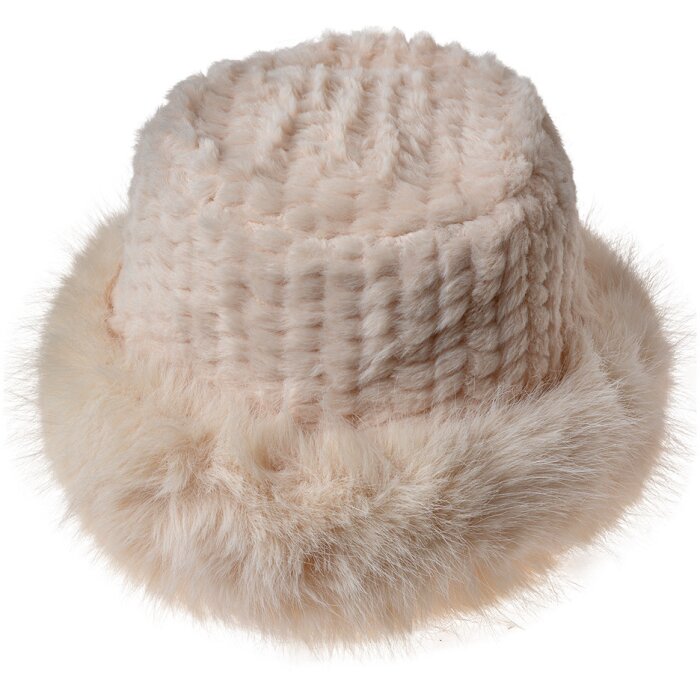 Clayre Eef JZCA0025BE Gorro de mujer Beige Sintético con cordón de ajuste