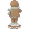 Clayre Eef Figurita de Navidad hombre de jengibre 11 cm marrón estilo campestre