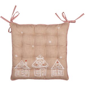 Clayre Eef cojín para silla 40x40x4 cm...