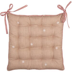 Clayre Eef cojín para silla 40x40x4 cm...