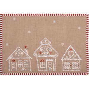 Clayre Eef juego de 6 manteles individuales 48x33 cm...