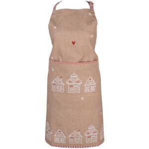 Clayre Eef Delantal de cocina Gingerbread House...