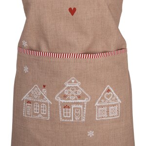 Clayre Eef Delantal de cocina Gingerbread House...