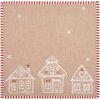 Clayre Eef servilletas juego de 6 casa de pan de jengibre 40x40 cm algodón estilo country