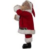Clayre Eef decoración navideña figura oso 51 cm rojo plástico textil