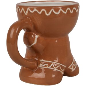 Taza Clayre & Eef Gingerbread Man 325 ml Taza cerámica marrón Navidad