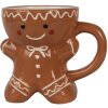 Taza Clayre & Eef Gingerbread Man 325 ml Taza cerámica marrón Navidad