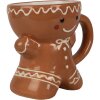 Taza Clayre & Eef Gingerbread Man 325 ml Taza cerámica marrón Navidad