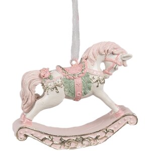 Clayre & Eef 6PR4224 Colgante Decorativo Caballo...