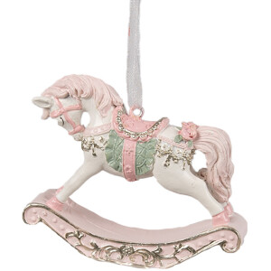 Clayre & Eef 6PR4224 Colgante Decorativo Caballo...