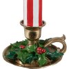 Clayre & Eef 6PR4241 Vela decorativa LED Rojo Blanco 18x17x38 cm Estilo campestre
