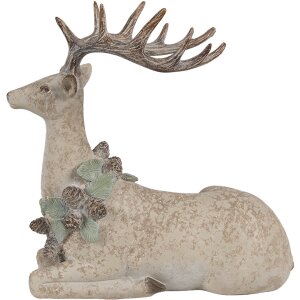 Clayre Eef figura decorativa ciervo marrón...