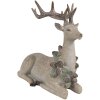 Clayre Eef figura decorativa ciervo marrón 31x16x29 cm poliresina estilo country