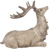 Clayre Eef Figura Decorativa Ciervo Marrón 29x15x27 cm Poliresina Estilo Rural