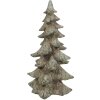 Clayre & Eef Decoración Árbol de Navidad Marrón 19x18x36 cm Poliresina Estilo Campestre
