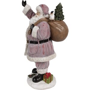 Clayre & Eef Papá Noel Rosa 43 cm Poliresina...
