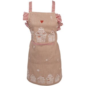 Clayre Eef delantal de cocina infantil casa de jengibre...