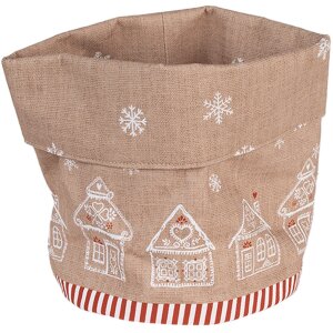 Clayre Eef GBB50 Cesta de Pan Casa de Pan de Jengibre...