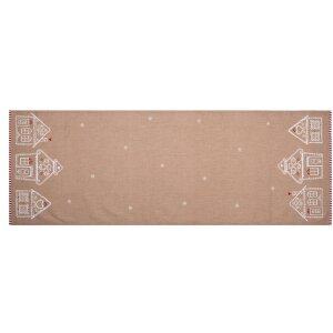 Clayre Eef camino de mesa casita de jengibre 50x140 cm...
