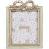 Clayre & Eef 2F1163 Marco Verde 16x2x22 cm Decoración Romántica Lazo