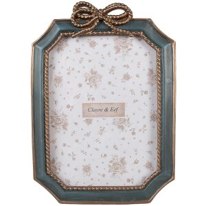 Clayre & Eef 2F1164 Marco de Foto Verde 16x2x22 cm...