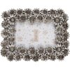 Clayre & Eef Marco 10x15 cm Plata Diseño Floral Retro