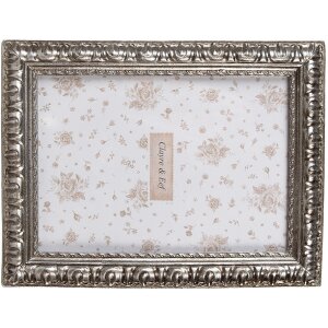 Clayre & Eef 2F1172 Marco Foto Plata 17x2x22 cm / 13x18 cm Estilo Boho