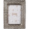 Clayre & Eef 2F1179 Marco de fotos 16x2x21 cm Plata Bohemia 10x15 cm