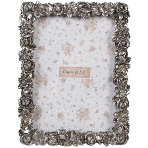 Clayre & Eef 2F1182 Marco de Foto Color Plata 17x2x21...