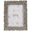 Clayre & Eef 2F1183 Marco de Foto Color Plata 18x2x23 cm Diseño Floral Retro