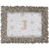 Clayre & Eef 2F1183 Marco de Foto Color Plata 18x2x23 cm Diseño Floral Retro