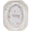 Clayre & Eef 2F1187 Marco Foto Blanco 10x2x12 cm 6x9 cm Shabby Chic