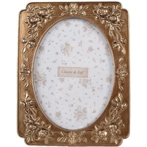 Clayre & Eef 2F1189 Marco de fotos color oro 14x2x19...