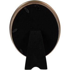 Clayre & Eef 2F1191 Marco de fotos oval oro 17x2x21 cm 13x18 cm