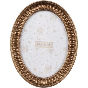 Clayre & Eef 2F1192 Marco Oro 14x2x19 cm Ovalado...