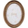 Clayre & Eef 2F1192 Marco Oro 14x2x19 cm Ovalado Retro Vintage