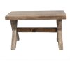 Clayre & Eef 6H2315 Mesa para Plantas Madera Marrón 24x13x14 cm Estilo Bohemio