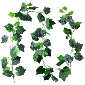 Clayre & Eef Planta Artificial Guirnalda de hojas...