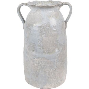 Clayre & Eef Jarrón 19x16x28 cm Terracota Gris...
