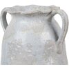 Clayre & Eef Jarrón 19x16x28 cm Terracota Gris Decoración Estilo Campestre