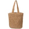 Juleeze Bolsa de playa Boho Marrón 36x6x40 cm Sintético