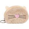 Juleeze JZWA0214 Billetero motivo gato beige 12x2x9 cm