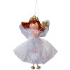 Clayre & Eef 65677W Decoración colgante ángel 8x4x15 cm